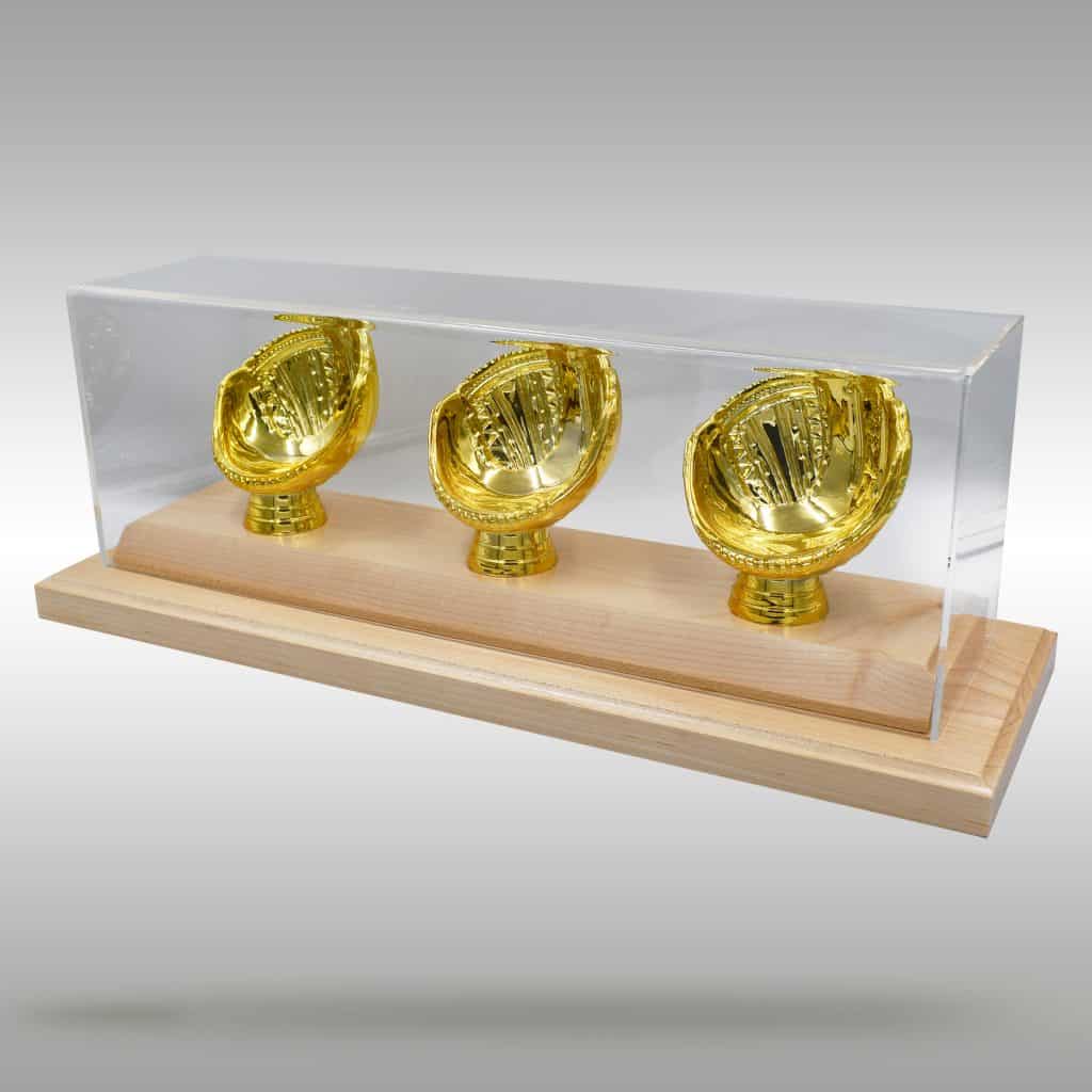 Gold Glove Baseball Display Case - Cooperstown Bat Company